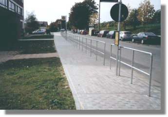 Bereich vor der Mittelschule